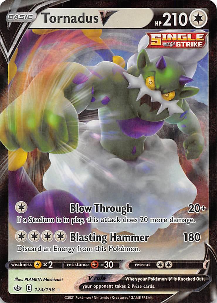 Tornadus V (124/198) [Sword & Shield: Chilling Reign] - POKÉ JEUX