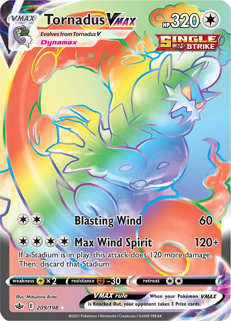 Tornadus VMAX (209/198) [Sword & Shield: Chilling Reign] - POKÉ JEUX