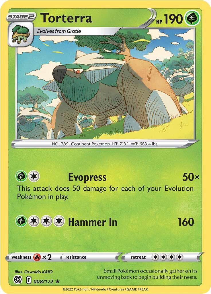 Torterra (008/172) (Theme Deck Exclusive) [Sword & Shield: Brilliant Stars] - POKÉ JEUX