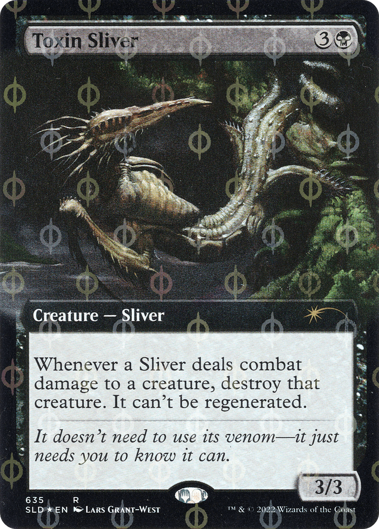 Toxin Sliver (Extended Art) (Step-and-Compleat Foil) [Secret Lair Drop Promos] - POKÉ JEUX