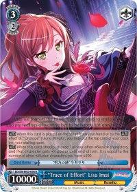 "Trace of Effort" Lisa Imai (BD/EN-W03-098 R) [BanG Dream! Girls Band Party! MULTI LIVE] - POKÉ JEUX