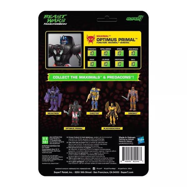 Transformers Beast Wars Optimus Primal ReAction Figure - POKÉ JEUX - 840049822467 - 840049822467