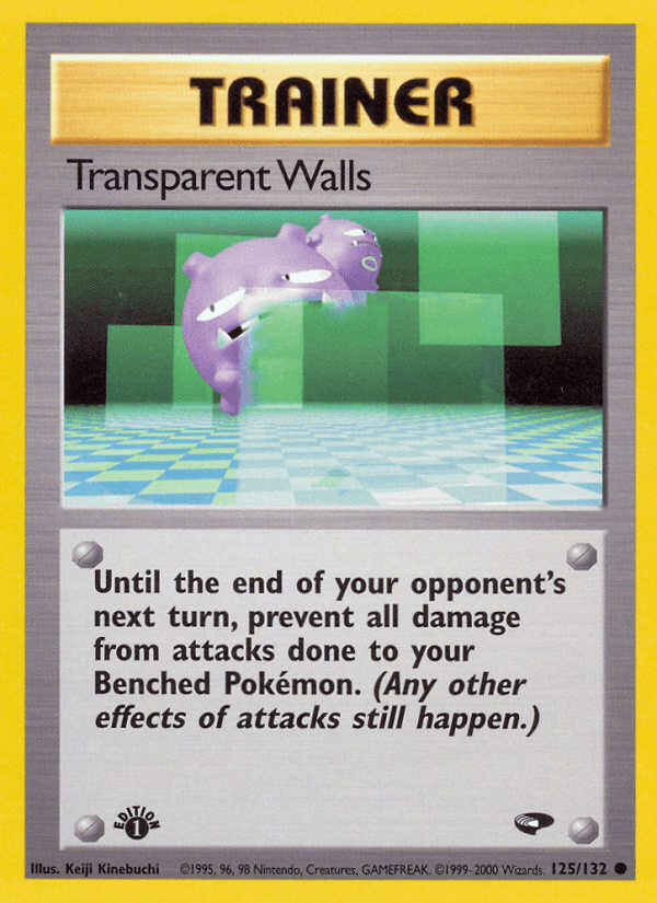 Transparent Walls (125/132) [Gym Challenge 1st Edition] - POKÉ JEUX