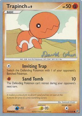 Trapinch LV.9 (115/132) (Stallgon - David Cohen) [World Championships 2009] - POKÉ JEUX