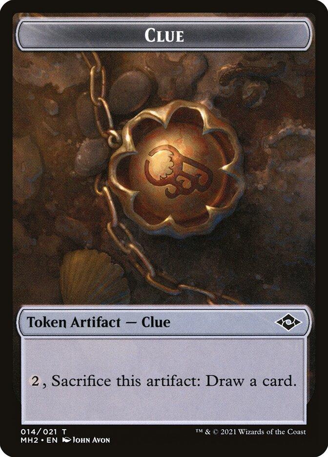 Treasure // Clue Double-Sided Token [Pioneer Challenger Decks 2022] - POKÉ JEUX