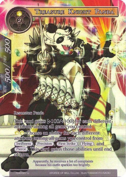 Treasure Knight Panda (Full Art) (TSW-027) [The Time Spinning Witch] - POKÉ JEUX