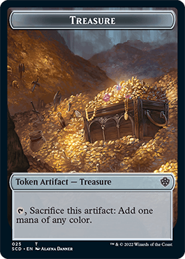 Treasure // Treasure Double-Sided Token [Starter Commander Decks] - POKÉ JEUX