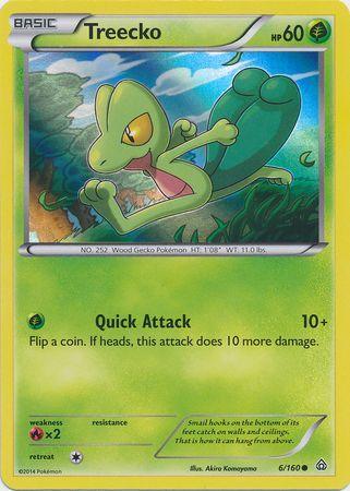 Treecko (6/160) (Sheen Holo) [XY: Primal Clash] - POKÉ JEUX