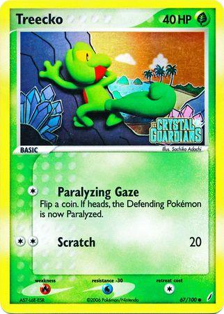 Treecko (67/100) (Stamped) [EX: Crystal Guardians] - POKÉ JEUX