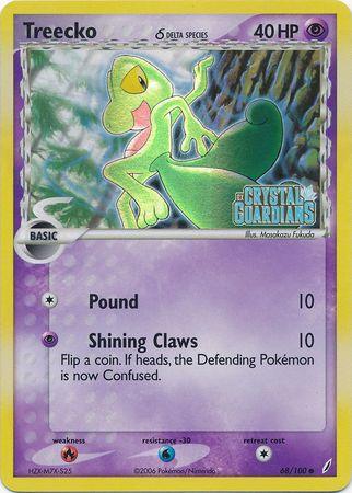 Treecko (68/100) (Delta Species) (Stamped) [EX: Crystal Guardians] - POKÉ JEUX