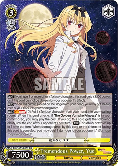 Tremendous Power, Yue (ARI/S103-E002 RR) [Arifureta: From Commonplace to World's Strongest] - POKÉ JEUX