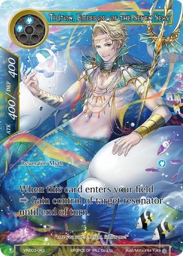 Triton, Emperor of the Seven Seas (VIN003-043) [Vingolf 3: Ruler All Stars] - POKÉ JEUX