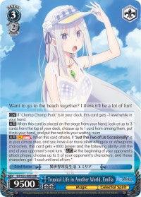 Tropical Life in Another World, Emilia (RZ/S55-E059 RR) [Re:ZERO Vol.2] - POKÉ JEUX