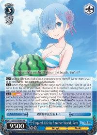 Tropical Life in Another World, Rem (RZ/S55-E060 RR) [Re:ZERO Vol.2] - POKÉ JEUX