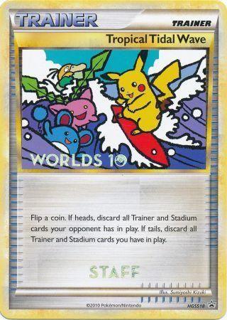 Tropical Tidal Wave (HGSS18) (Staff) [HeartGold & SoulSilver: Black Star Promos] - POKÉ JEUX