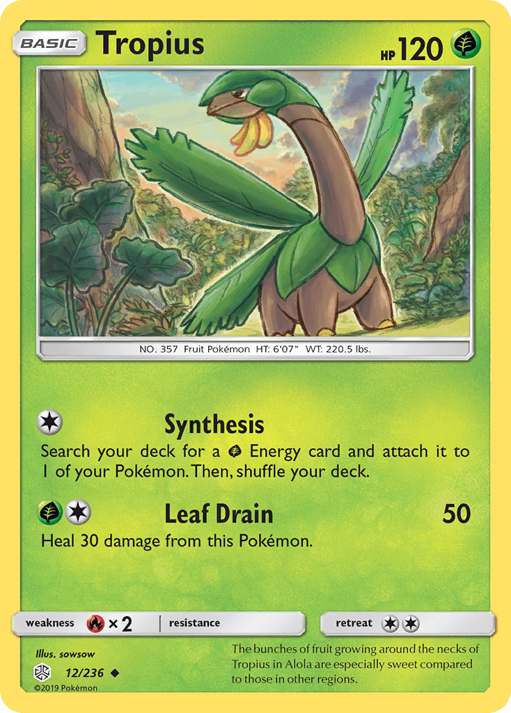 Tropius (12/236) [Sun & Moon: Cosmic Eclipse] - POKÉ JEUX