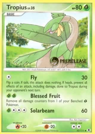 Tropius (52/111) (Prerelease Promo) [Nintendo: Black Star Promos] - POKÉ JEUX