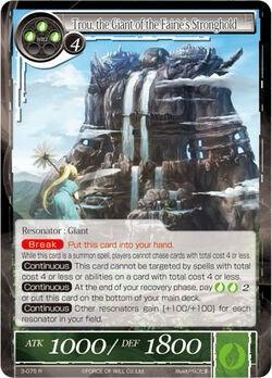 Trou, the Giant of the Fairie's Stronghold (3-075) [The Shaft of Light of Valhalla] - POKÉ JEUX