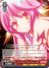 True Form of the Game, Jibril (NGL/S58-E059 U) [No Game No Life] - POKÉ JEUX