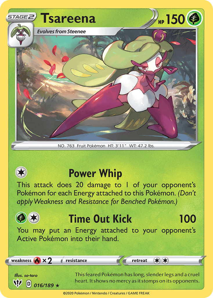 Tsareena (016/189) [Sword & Shield: Darkness Ablaze] - POKÉ JEUX