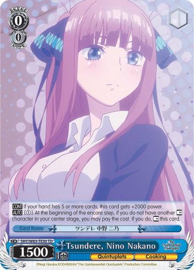 Tsundere, Nino Nakano (5HY/W83-TE30 TD) [The Quintessential Quintuplets] - POKÉ JEUX