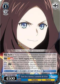 Turn for a Genius, Leonardo da Vinci (FGO/S87-E096 C) [Fate/Grand Order THE MOVIE Divine Realm of the Round Table: Camelot] - POKÉ JEUX