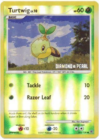 Turtwig (103/130) [Burger King Promos: 2008 Collection] - POKÉ JEUX