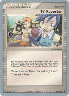 TV Reporter (88/97) (Bright Aura - Curran Hill's) [World Championships 2005] - POKÉ JEUX