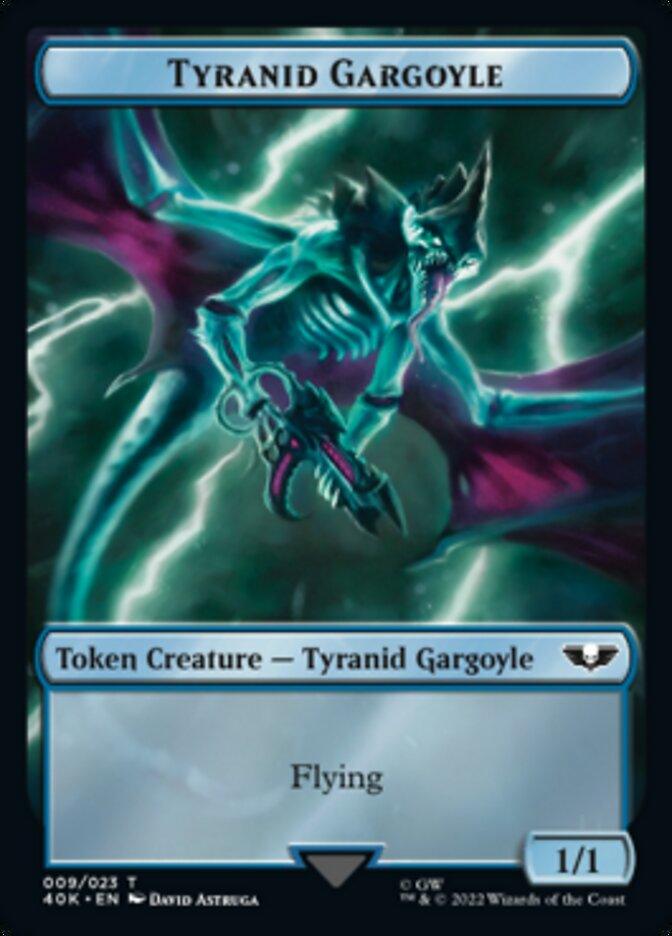 Tyranid (017) // Tyranid Gargoyle Double-Sided Token (Surge Foil) [Warhammer 40,000 Tokens] - POKÉ JEUX