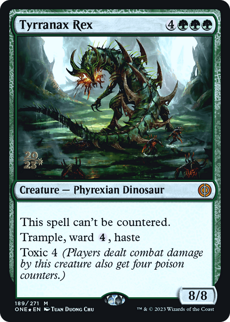 Tyrranax Rex [Phyrexia: All Will Be One Prerelease Promos] - POKÉ JEUX