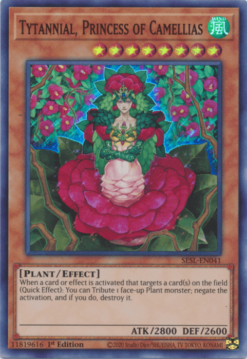 Tytannial, Princess of Camellias [SESL-EN041] Super Rare - POKÉ JEUX