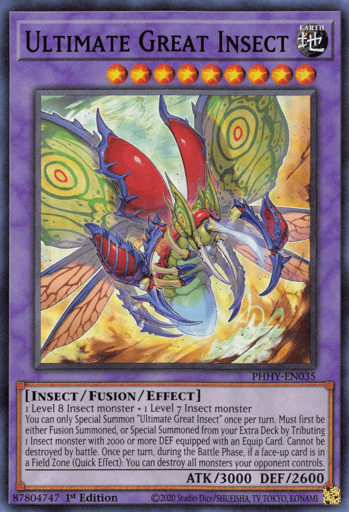 Ultimate Great Insect [PHHY-EN035] Super Rare - POKÉ JEUX