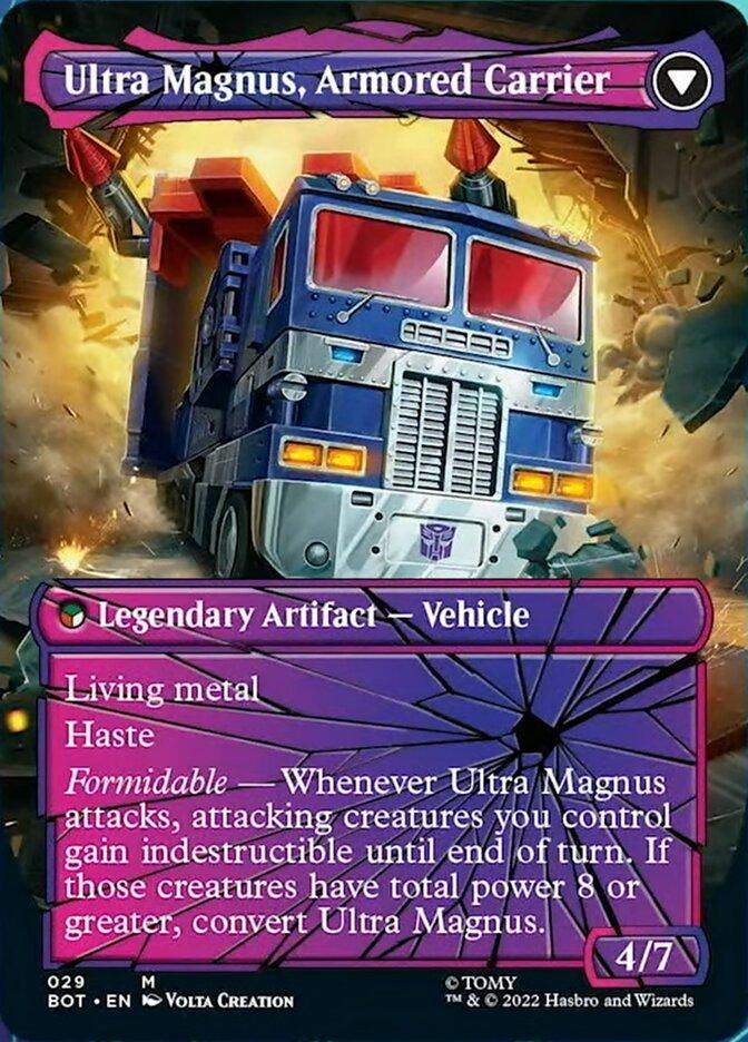 Ultra Magnus, Tactician // Ultra Magnus, Armored Carrier (Shattered Glass) [Transformers] - POKÉ JEUX