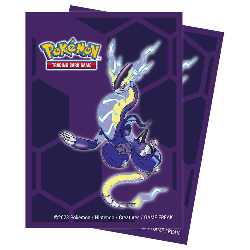 Ultra Pro: Pokemon Deck Protector Sleeves: Scarlet and Violet - Miraidon (65 Count) - POKÉ JEUX - 0074427161897 - 0074427161897