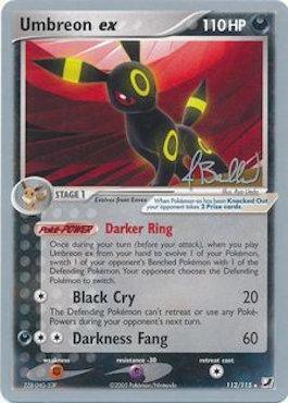 Umbreon ex (112/115) (Eeveelutions - Jimmy Ballard) [World Championships 2006] - POKÉ JEUX