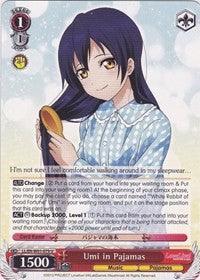 Umi in Pajamas (LL/EN-W01-079 U) [Love Live! DX] - POKÉ JEUX