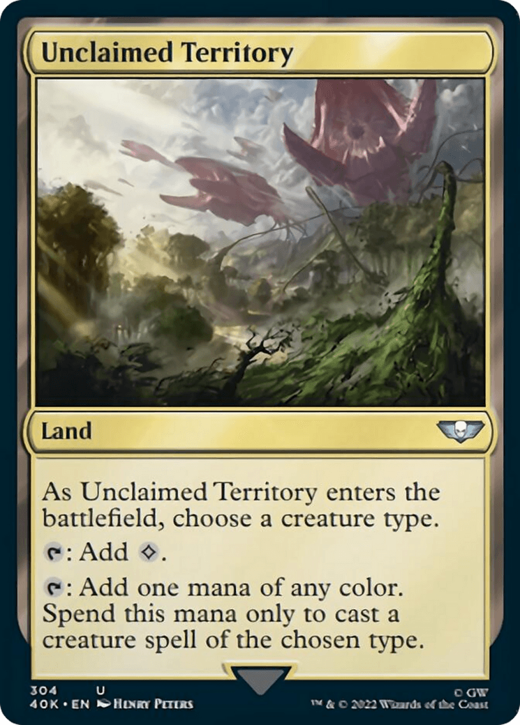 Unclaimed Territory (Surge Foil) [Warhammer 40,000] - POKÉ JEUX