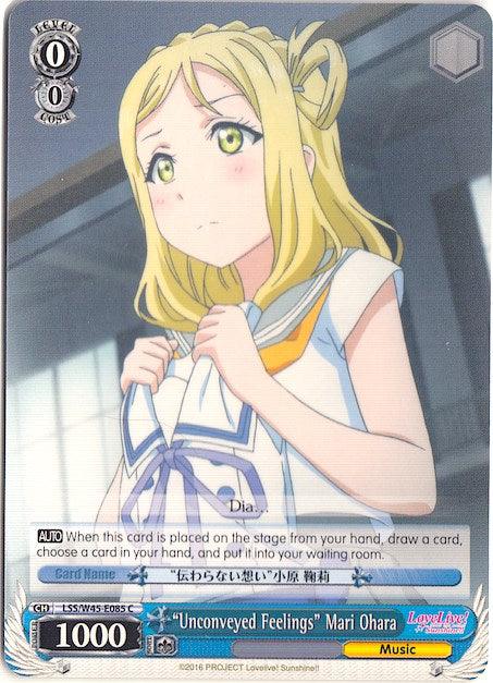 "Unconveyed Feelings" Mari Ohara (LSS/W45-E085 C) [Love Live! Sunshine!!] - POKÉ JEUX