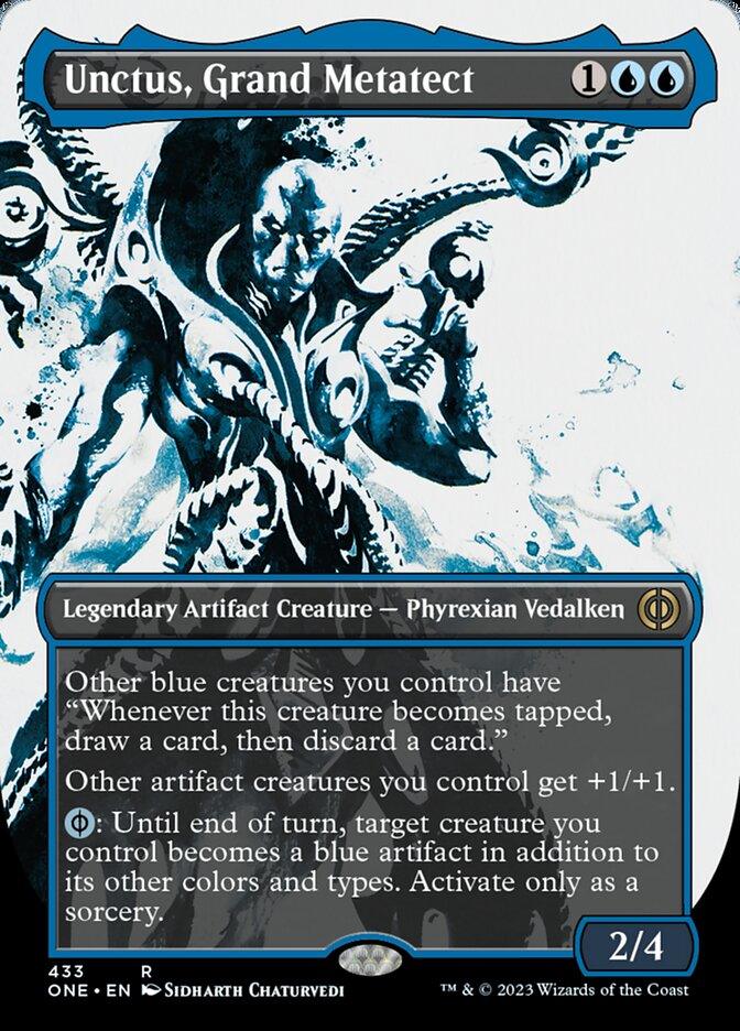 Unctus, Grand Metatect (Borderless Ichor Step-and-Compleat Foil) [Phyrexia: All Will Be One] - POKÉ JEUX