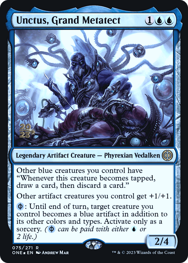 Unctus, Grand Metatect [Phyrexia: All Will Be One Prerelease Promos] - POKÉ JEUX