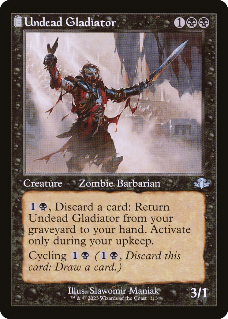 Undead Gladiator (Retro) [Dominaria Remastered] - POKÉ JEUX