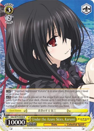 Under the Azure Skies, Kurumi (DAL/W79-E008 R) [Date A Live] - POKÉ JEUX