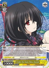 Under the Azure Skies, Kurumi (DAL/W79-E008S SR) [Date A Live] - POKÉ JEUX