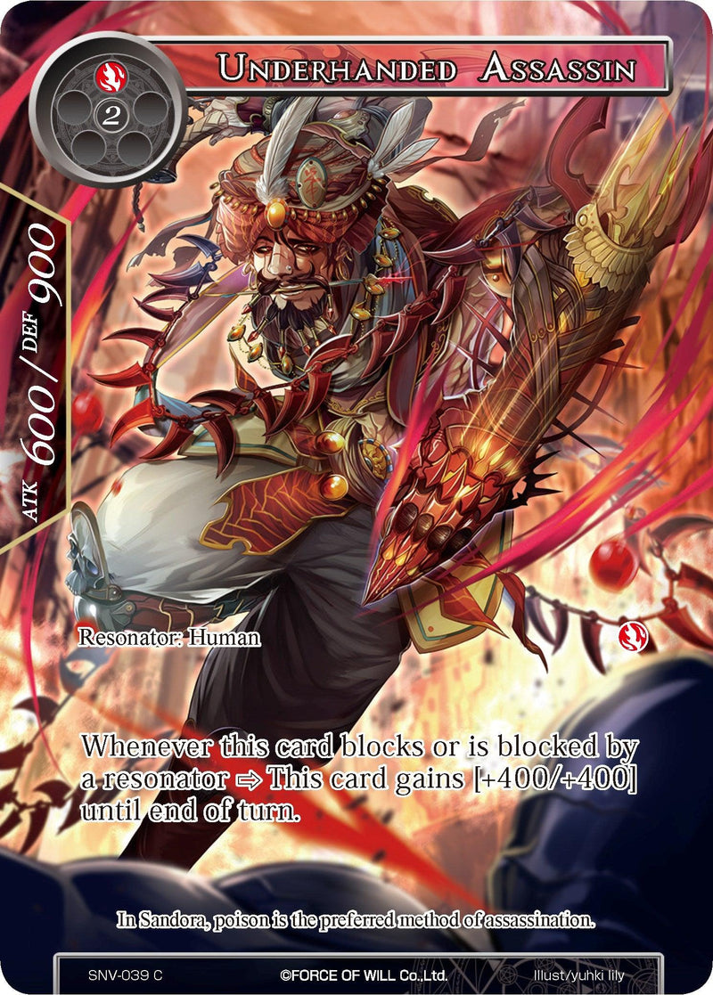 Underhanded Assassin (Full Art) (SNV-039) [The Strangers of New Valhalla] - POKÉ JEUX