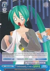 Unfortunately, it was a SAFE (PD/S22-E095 C) [Hatsune Miku -Project DIVA- f] - POKÉ JEUX