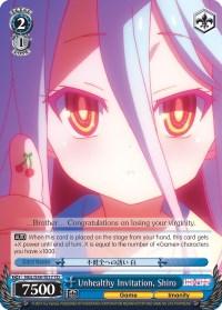 Unhealthy Invitation, Shiro (NGL/S58-TE17 TD) [No Game No Life] - POKÉ JEUX