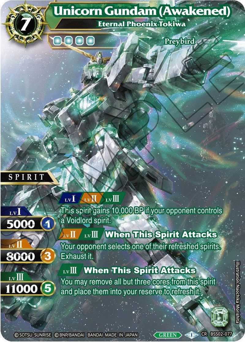 Unicorn Gundam (Awakened) - Eternal Phoenix Tokiwa (BSS02-077) [False Gods] - POKÉ JEUX