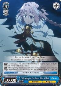 "Unleashing the True Name" Rider of Black (APO/S53-E065 RR) [Fate/Apocrypha] - POKÉ JEUX