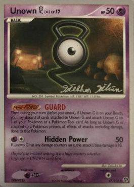 Unown G LV.17 (57/106) (Luxdrill - Stephen Silvestro) [World Championships 2009] - POKÉ JEUX