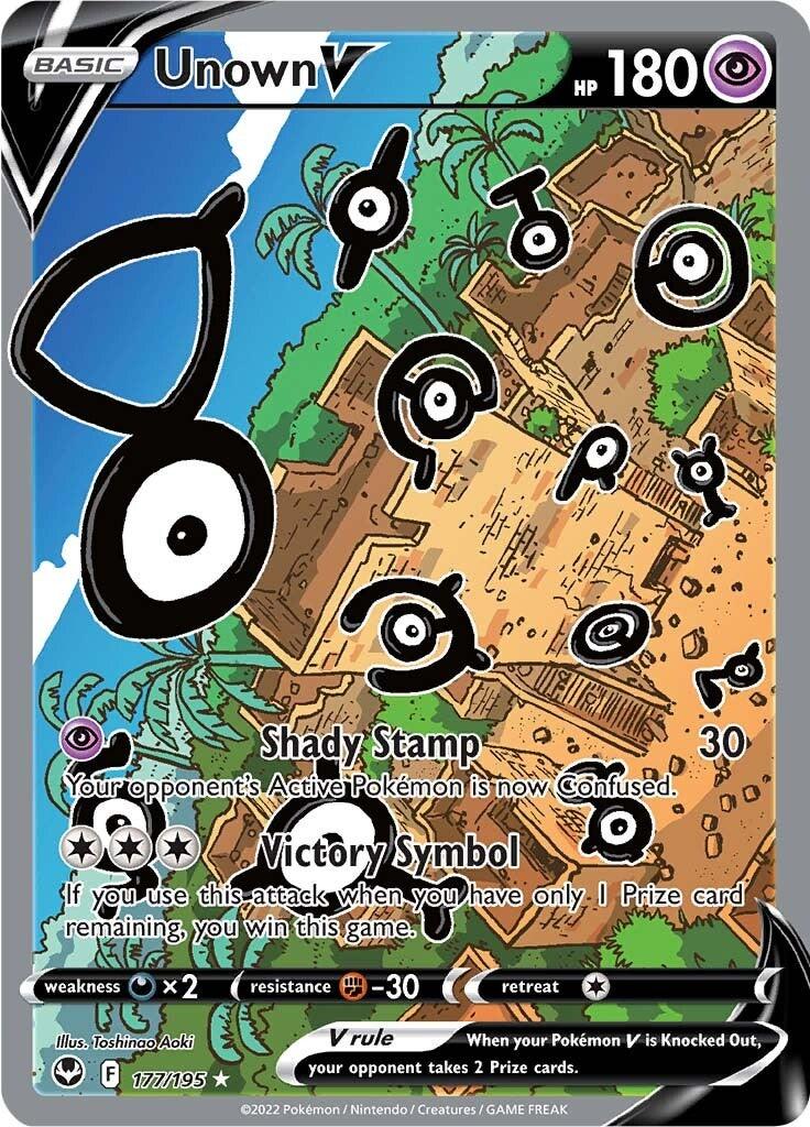 Unown V (177/195) [Sword & Shield: Silver Tempest] - POKÉ JEUX